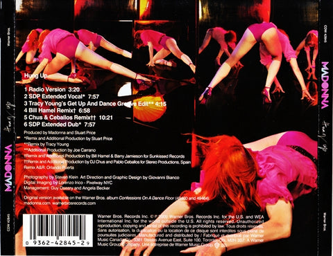 MADONNA Hung Up (US CD PROMO maxi single)  Used