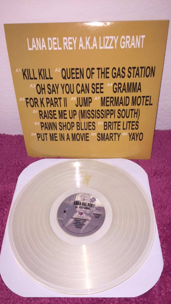 Lana Del Rey A K A Lizzy Grant Clear Vinyl Import LP US Orders lana-del-rey-a-k-a-lizzy-grant-clear-vinyl-import-lp-us-orders
