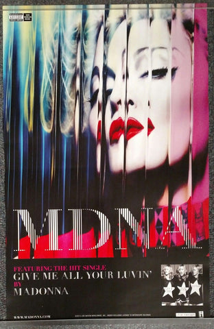 Madonna MDNA 2012 PROMO POSTER (Official)