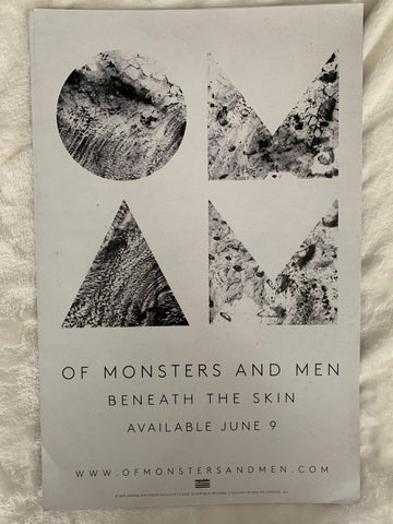 Of Monsters and Men - promo poster  11x17