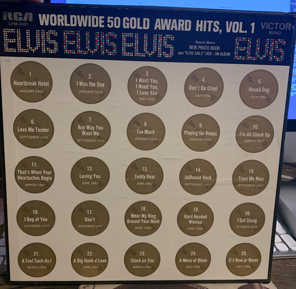 ELVIS Presley 50 Gold Award Hits vol. 1 (4XLP) Box set 70's - used
