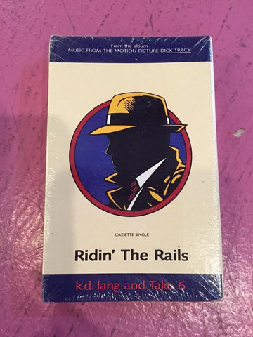 Dick Tracy - Cassette single "Ridin' The Rails''  KD Lang - New