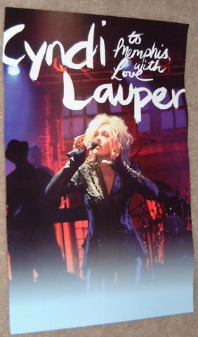 Cyndi Lauper - To Memphis with Love Poster