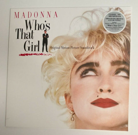 Madonna - Who's That Girl (Soundtrack) Clear LP Vinyl - New
