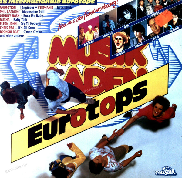 Musikladen Eurotops  - Various 80s artist (Janet, Elton, Alisha, Bronski Beat ++) LP Vinyl - Used