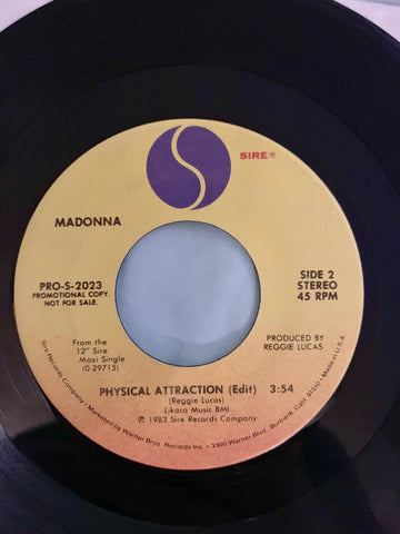 Madonna - Physical Attraction 45 PROMO record 7"  - 1983