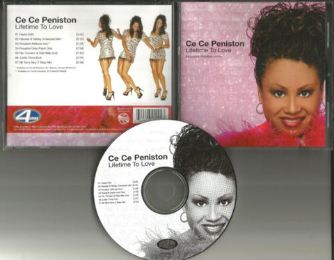 CeCe Peniston - Lifetime To Love (USA Maxi remix CD single) Used