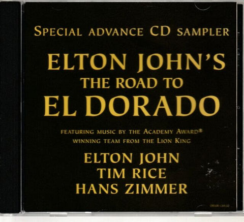 Elton John – The Road To El Dorado Advance CD (PROMO) Sampler - Used