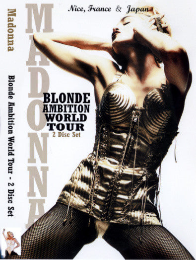 MADONNA Blond Ambition JAPAN & FRANCE Dbl DVD