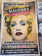 MADONNA - Celebration official promo poster 11x17 – Borderline MUSIC