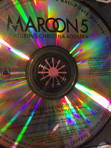 Maroon 5 ft: Christina Aguilera - Moves Like Jagger (The Voice Studio version) CD promo