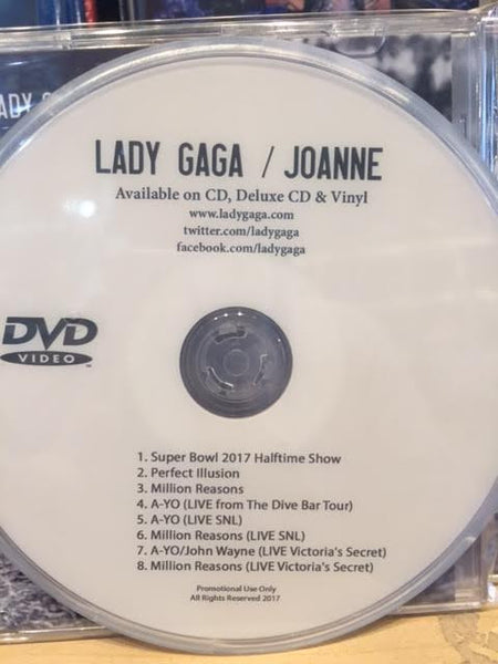 Lady GaGa - DVD (Joanne Promotions)  + Super Bowl.