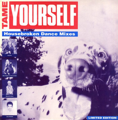 Tame Yourself - Housebroken Dance Mixes LP Vinyl (Jane Wiedlin, Erasure, Howard Jones +) Used